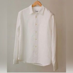 Corridor White Linen Long Sleeve Shirt Large  *LIKE NEW*